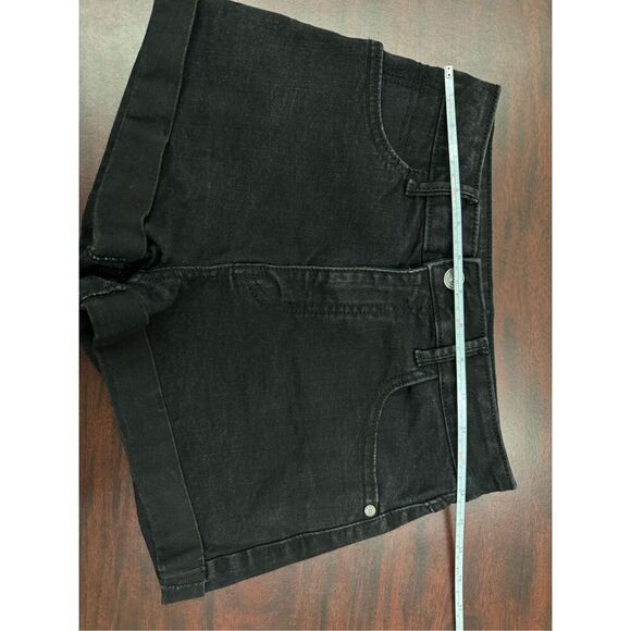 Rewash Black Super High Rise Mom Shorts Size 0/24 - Picture 5 of 7